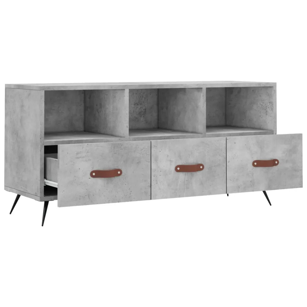 Mobile TV | Armadietto TV | Mobile Porta TV Grigio Cemento 102x36x50 cm Legno Multistrato