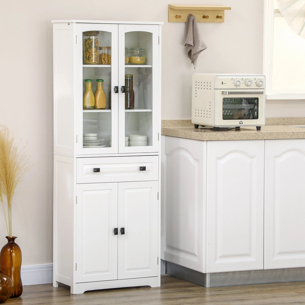 Credenza da Cucina ¨C zephmum ¨C Bianco 60x30x160cm