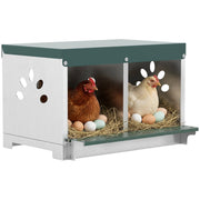 Pollai per Galline Ovaiole ¨C Zephmum ¨C Acciaio, Base Rialzata
