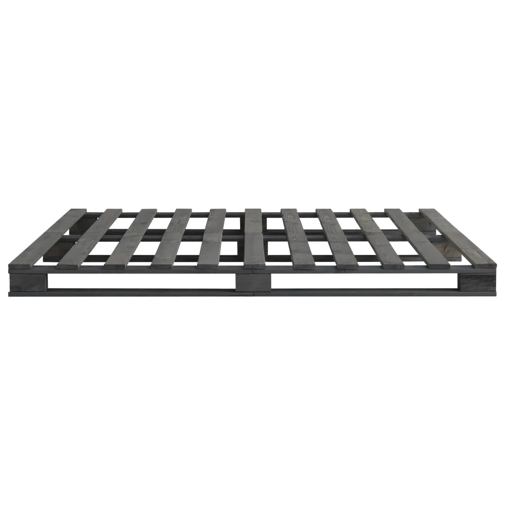 Giroletto in Pallet Grigio Legno Massello di Pino 120x200 cm cod mxl 50349