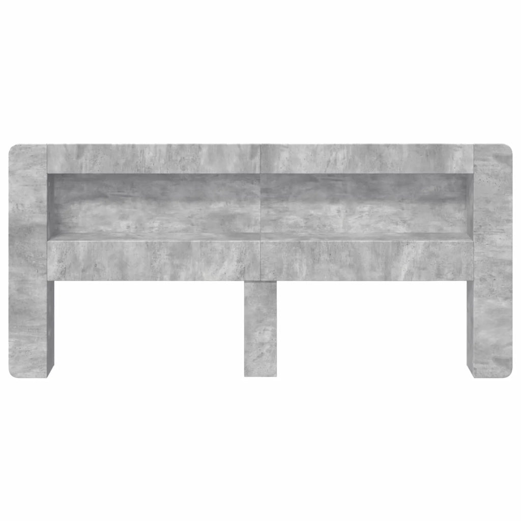 Testata del letto Grigio Cemento Legno ingegnerizzato 8001294