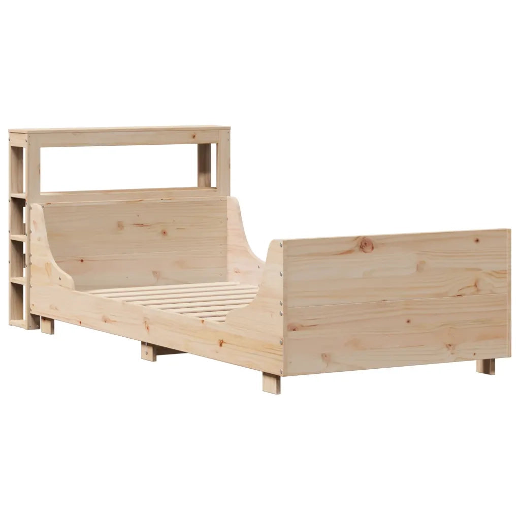 Letto senza Materasso 75x190 cm in Legno Massello Pino 3306483
