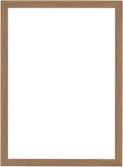 Scatola Fotografica 30x42 cm - Legno di Noce - MDF - Vetro Artistico - Sostenibile - Design Moderno - Prodotto in Olanda