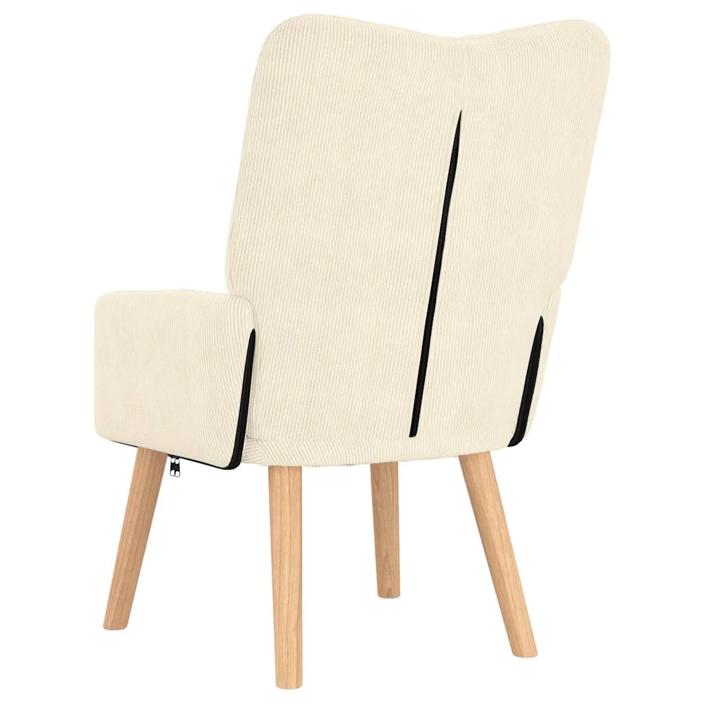 Poltrona-Poltroncina-Divano Sedia Crema 63 x 67 x 94 cm Tessuto