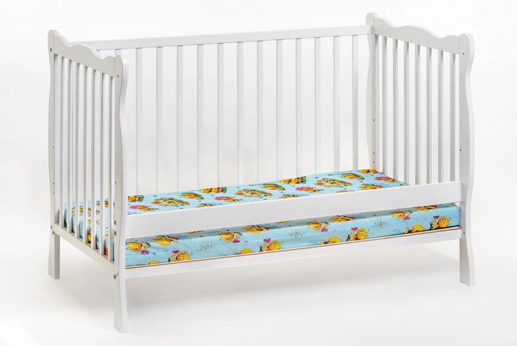 Letto culla 124x82x71 Cm in legno di pino Ala colore Bianco