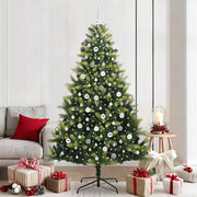 Albero di Natale Artificiale a Cerniera con 300 LED 210 cm