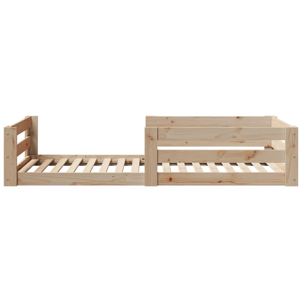 Letto senza Materasso 70x140 cm in Legno di Pino 855687