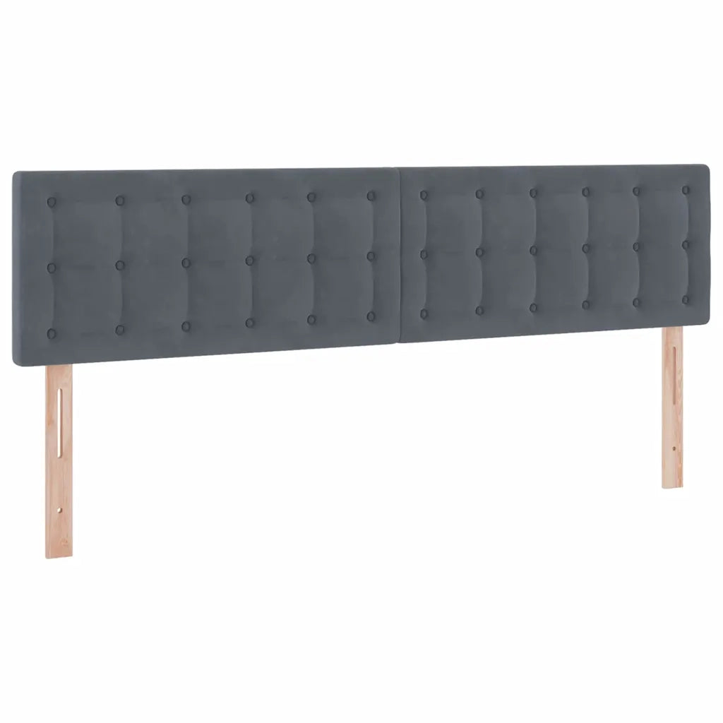 Letto con Contenitore con materasso Grigio scuro 100 x 200 cm
