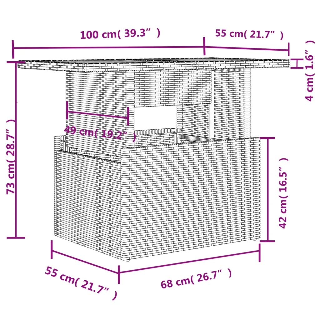 Set Divano Giardino 10 pz con Cuscini Grigio Chiaro Polyrattan