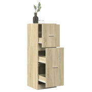 vidaXL Armadietto da Farmacia Rovere Sonoma 40x41x118 cm in Truciolato