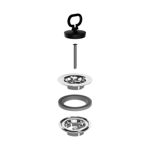 PILETTA SIMPLEX ALLUMINIO TAPPO CON MANIGLIA- 11/4- BONOM- pezzi 1