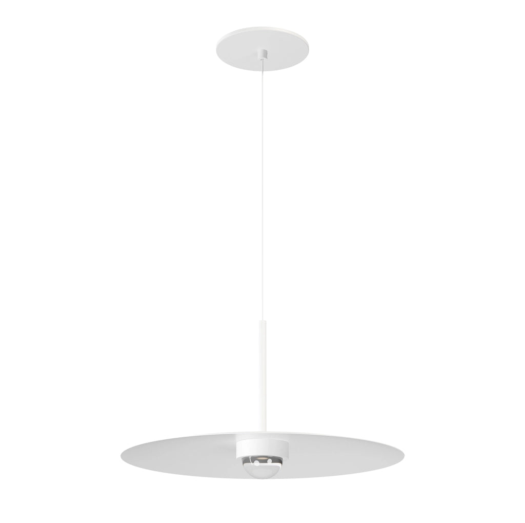 Beneito & Faure Hat Suspension Recessed 8W 83º 2700K Bianco Mate - Lampada a sospensione LED professionale per interni a luce calda