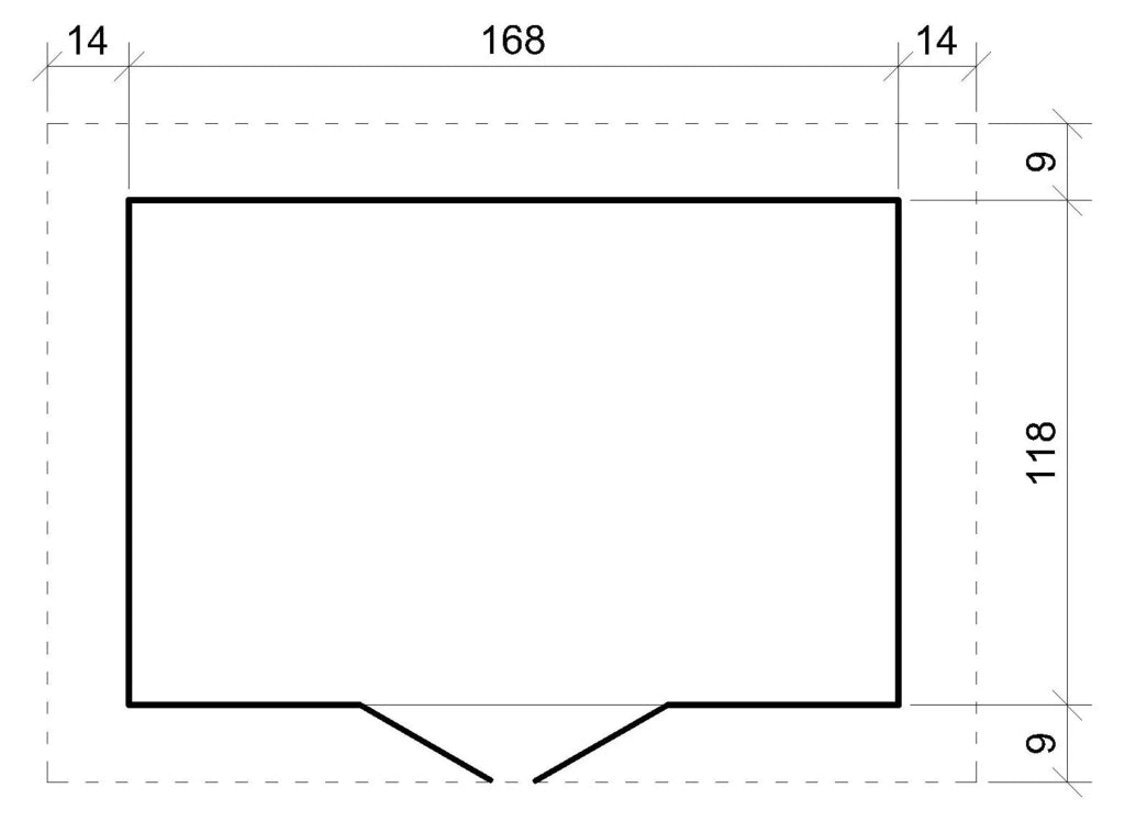 Casetta da Giardino in Legno 1,98 m² TIMBELA M367C1+M367G