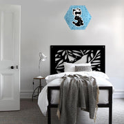 COLIBRI - Pannello in PVC traforato - Parasole Colore: nero, Misura: 48x48 cm