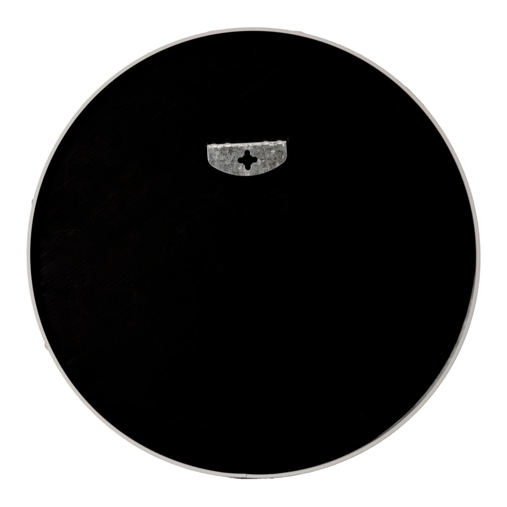 Specchio da Parete Ordona Rotondo Ø 50 cm Bianco opaco [en.casa]