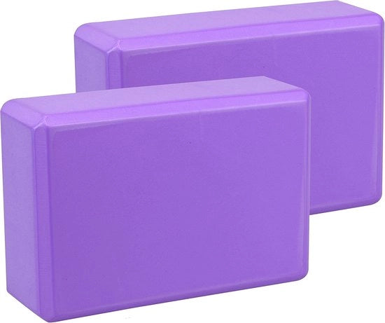 Aumenta la tua esperienza di yoga con questo set di due blocchi schiuma color paola