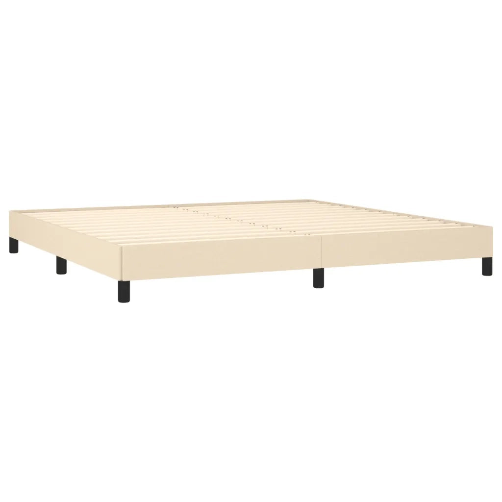 Giroletto senza Materasso Crema 200x200 cm in Tessuto 346749