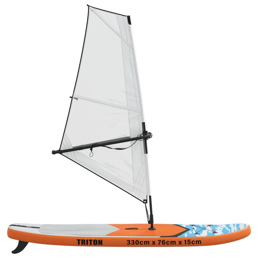 SUP gonfiabile con vela TRITON 330 x 76 x 15 cm Blu per 42039139