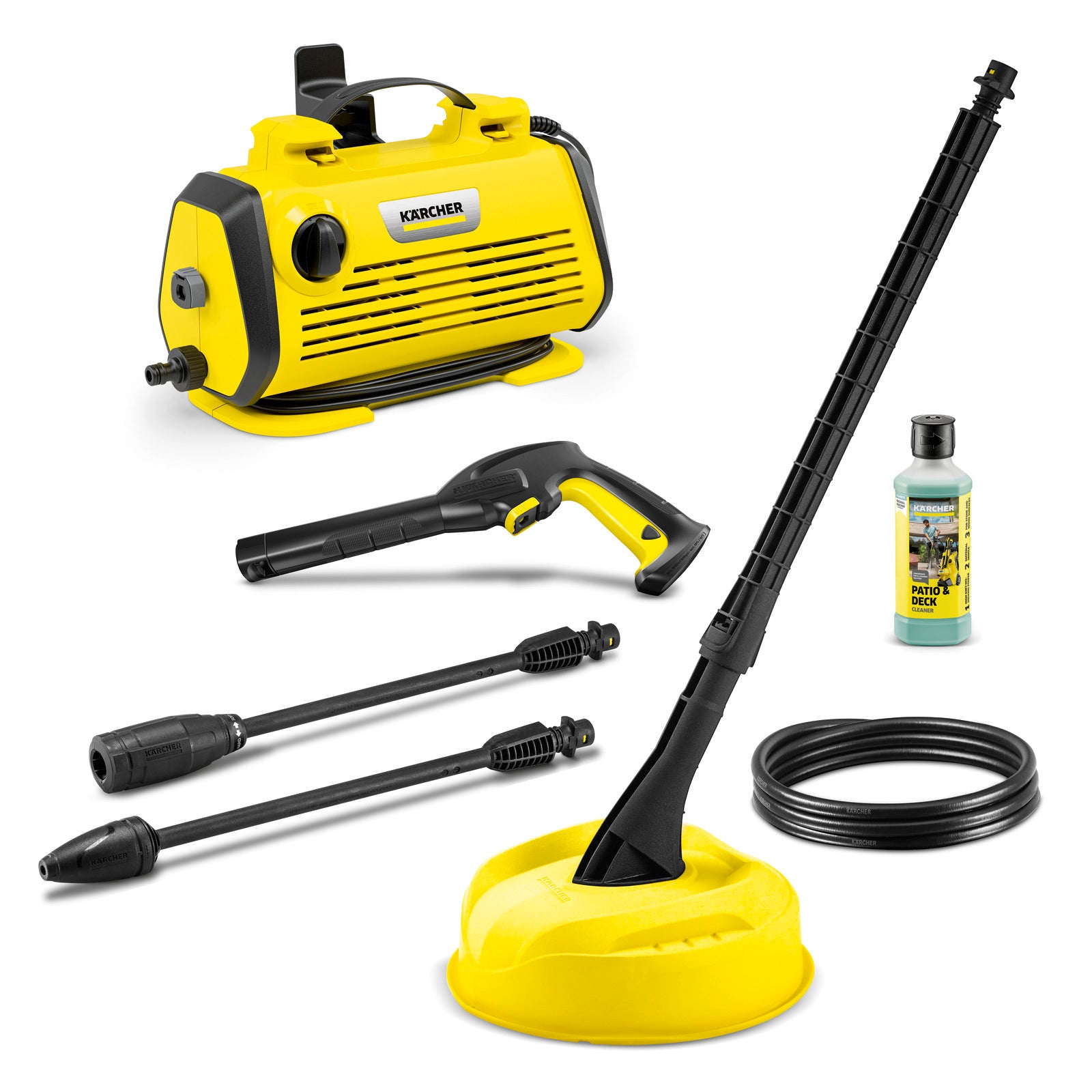 KARCHER Idropulitrice K 3 Horizontal Plus Home - Pressione: 20 – max. 120 bar - Portata: max. 380 l/h - Potenza allacciata: 1600 W