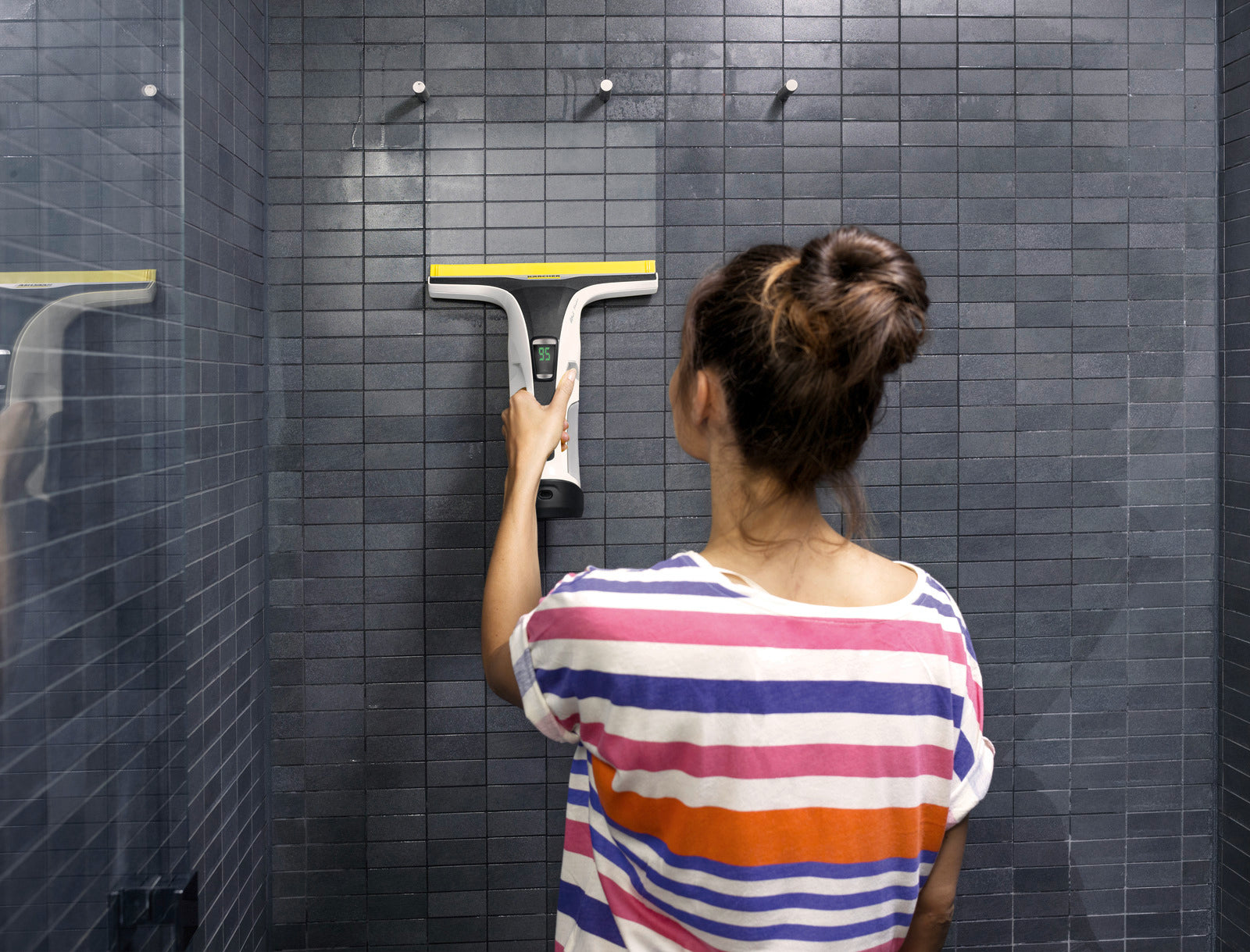 KARCHER Lavavetri a batteria WV 7 Signature Line - Serbatoio acqua sporca: 150 ml - Autonomia: 100 min - Tempo di ricarica della batteria: 170 min