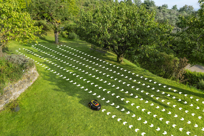 KARCHER Robot rasaerba RCX 6 - robot senza cavo perimetrale, Superficie coperta: 3.000 m², Traiettoria parallela, Inclinazione fino al 70%, Trazione 4WD, Rilevamento ostacoli, GPS + RTK + Telecamera