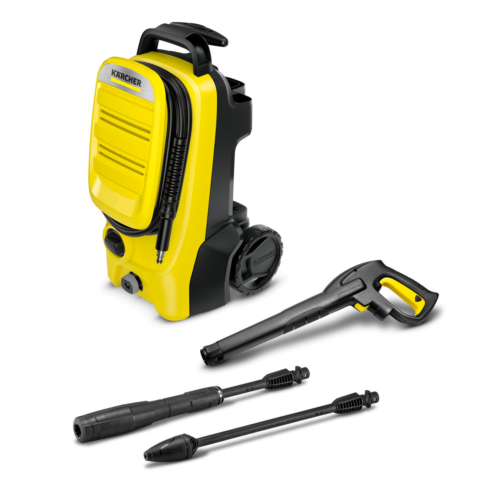 KARCHER Idropulitrice K 4 Compact UM - Pressione: 20 – max. 130 / 2 – max. 13 bar / MPa - Portata: 420 l/h - Potenza allacciata: 1.8 kW
