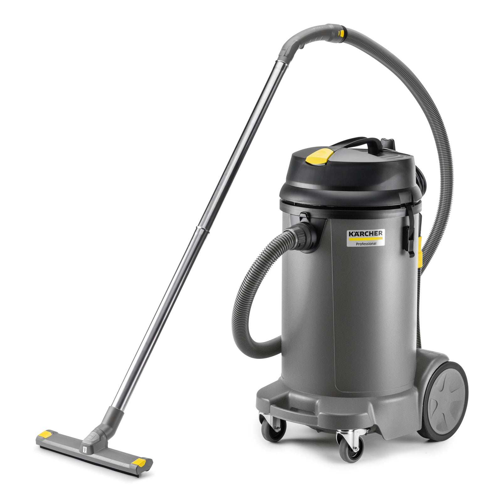 KARCHER Bidone aspiratutto Professionale NT 48/1 - Portata aria: 72 l/s - Aspirazione: 249 / 24.9 mbar / kPa - Capacità del contenitore: 48 l