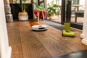 KARCHER Robot aspira e lava RCV 5 - Tempo di ricarica della batteria: 230 min - Capacità della batteria: 5.2 Ah - Autonomia per carica: 120 min