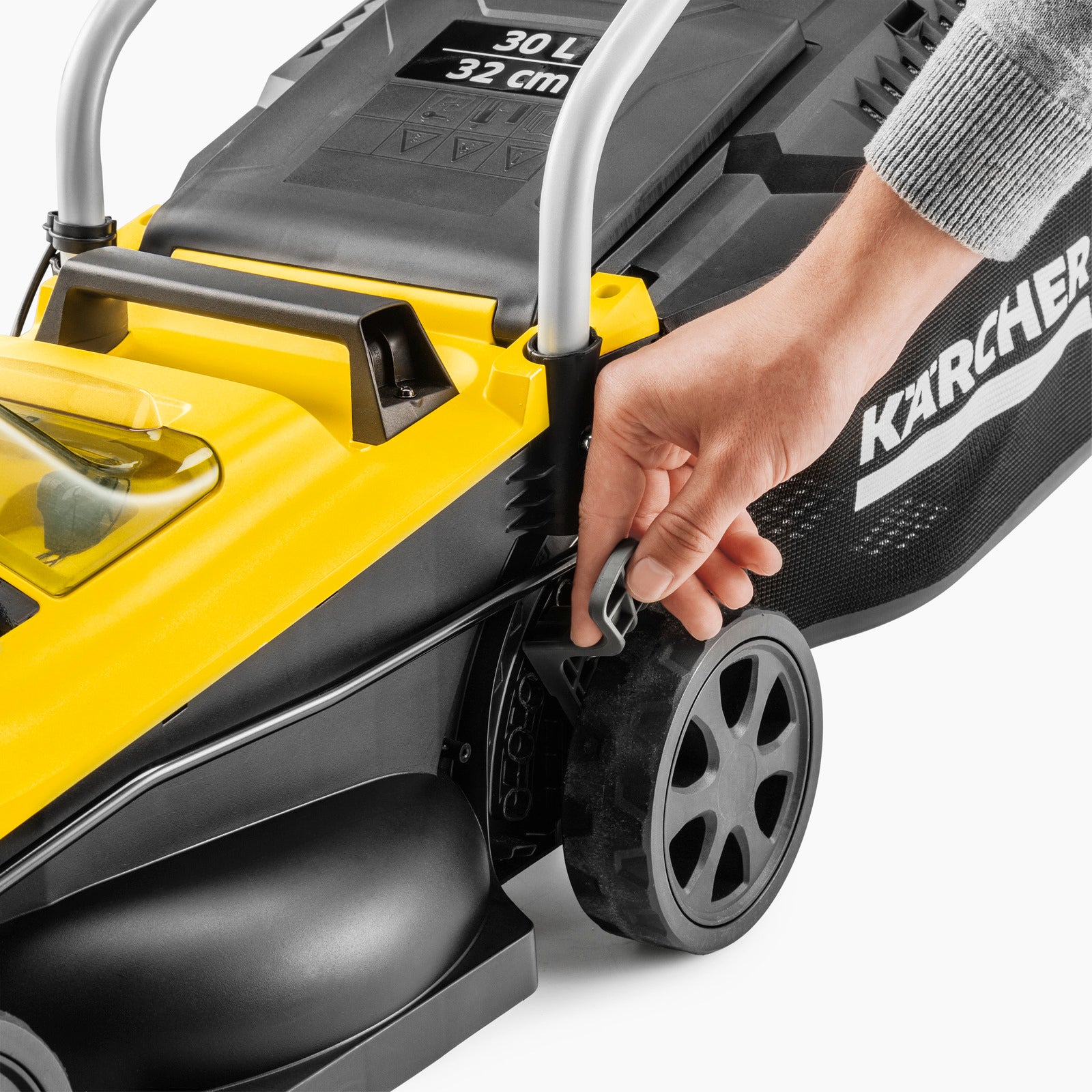 KARCHER Rasaerba a batteria LMO 2-18 - Piattaforma batteria: Piattaforma Battery Power+ 18 V  - Larghezza di taglio: 32 cm - Altezza di taglio: 25  60 mm