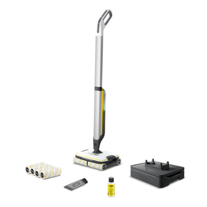 KARCHER Lavapavimenti FC 7 Cordless Extra - Prestazioni di area per carica della batteria: circa. 175 m² - Capacità serbatoio acqua dolce: 400 ml - Capacità serbatoio acqua sporca: 200 ml