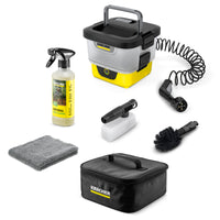 KARCHER Idropulitrici portatili OC 4 + Bike Kit - Pressione variabile: Bassa pressione  - Portata: max. 2 l/min - Dispositivo alimentato a batteria: 1