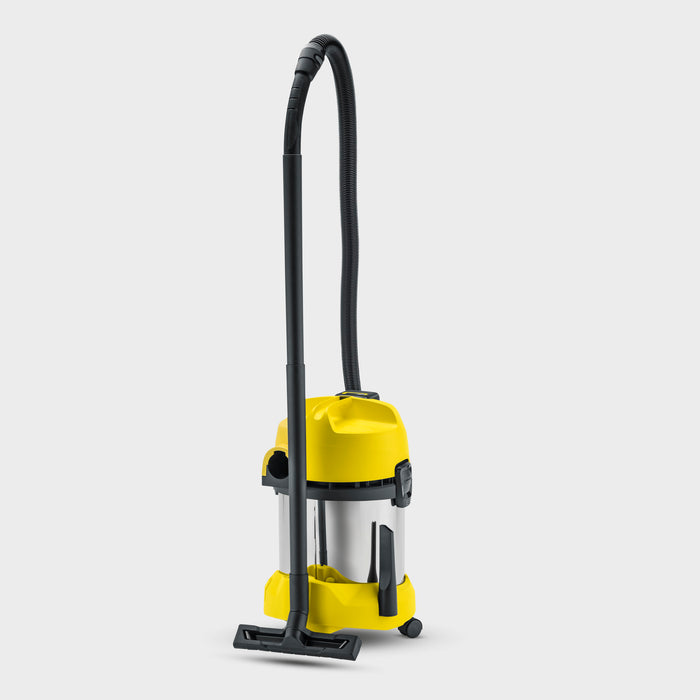 KARCHER Bidone aspiratutto solido liquidi a batteria WD 3 Battery Premium - Potenza allacciata: 300 W - Capacità vano raccolta: 17 l - Materiale vano di raccolta: Acciaio inox 