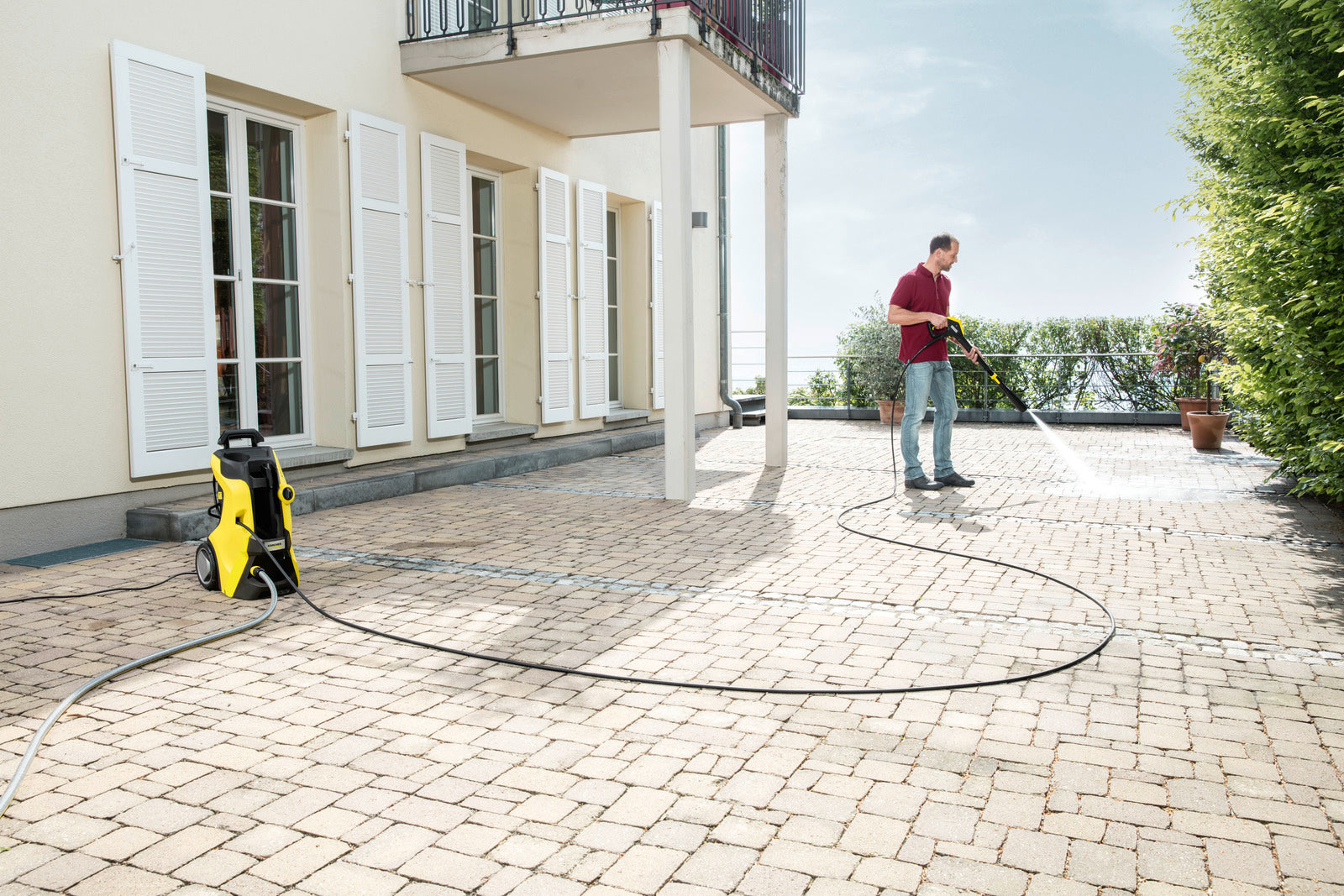 KARCHER Tubo ad alta pressione flessibile da 9 m H9Q - Temperatura: max. 60 °C - Pressione max.: 180 bar - Lunghezza: 9 m