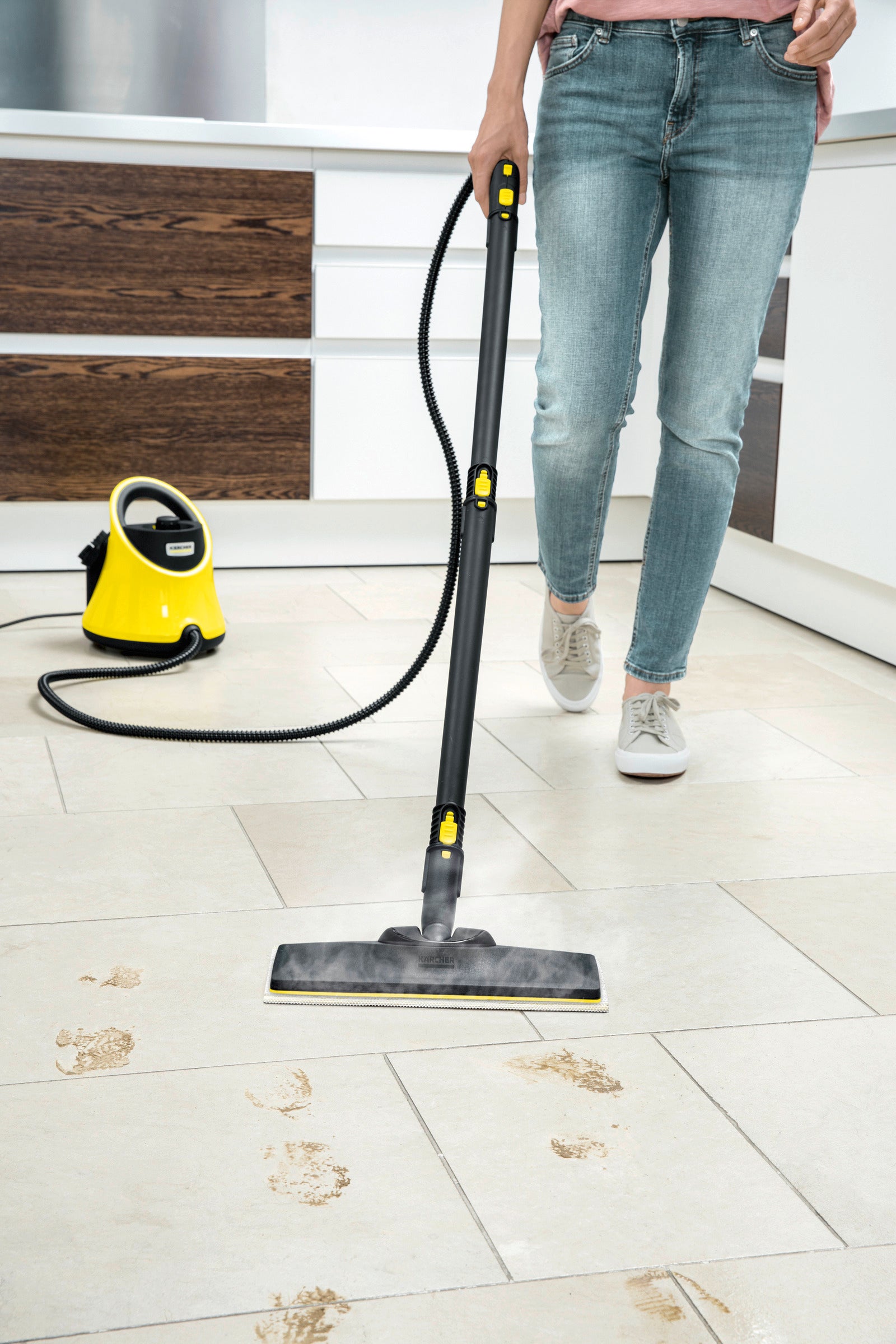 KARCHER Set di panni usa e getta per pulitori a vapore con bocchetta Easyfix - Colore: Bianco