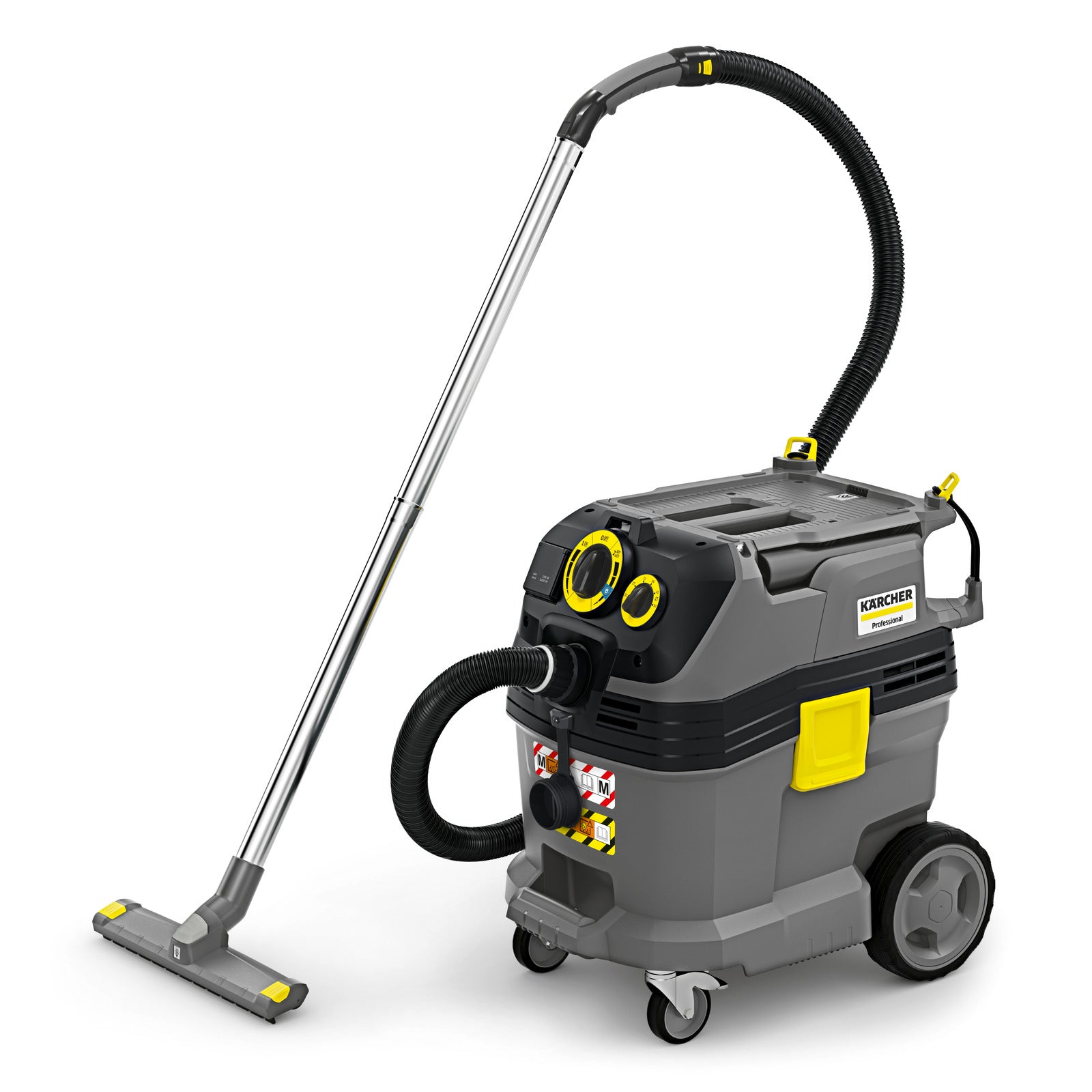 KARCHER Bidone aspiratutto Professionale NT 30/1 Tact Te M - Portata aria: 74 l/s - Aspirazione: 273 / 27.3 mbar / kPa - Capacità del contenitore: 30 l