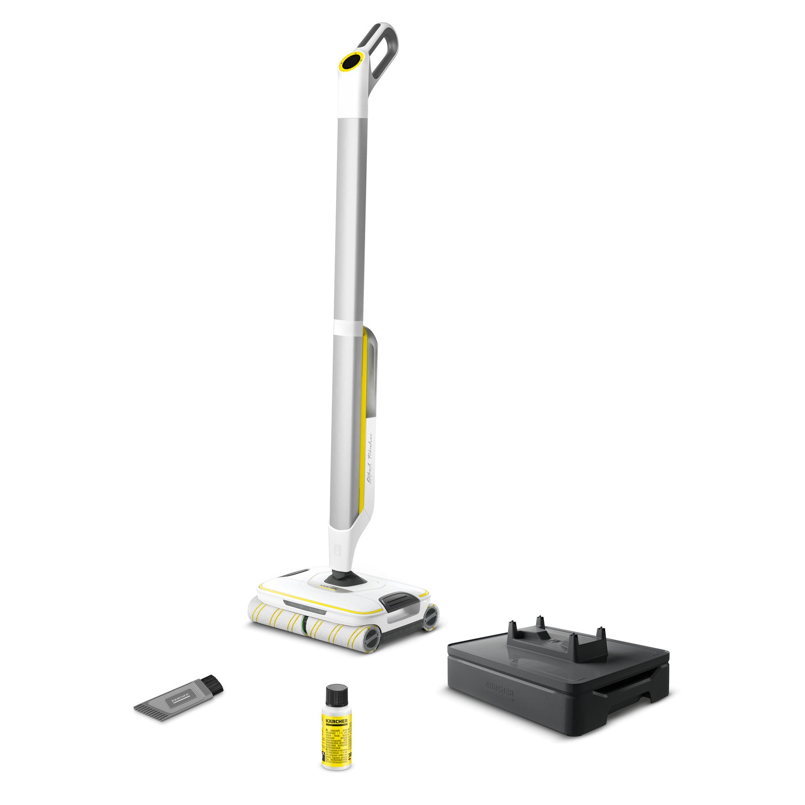 KARCHER Lavapavimenti senza fili FC 8 Smart Signature Line - Prestazioni di area per carica della batteria: circa. 230 m² - Capacità serbatoio acqua dolce: 400 ml - Capacità serbatoio acqua sporca: 200 ml