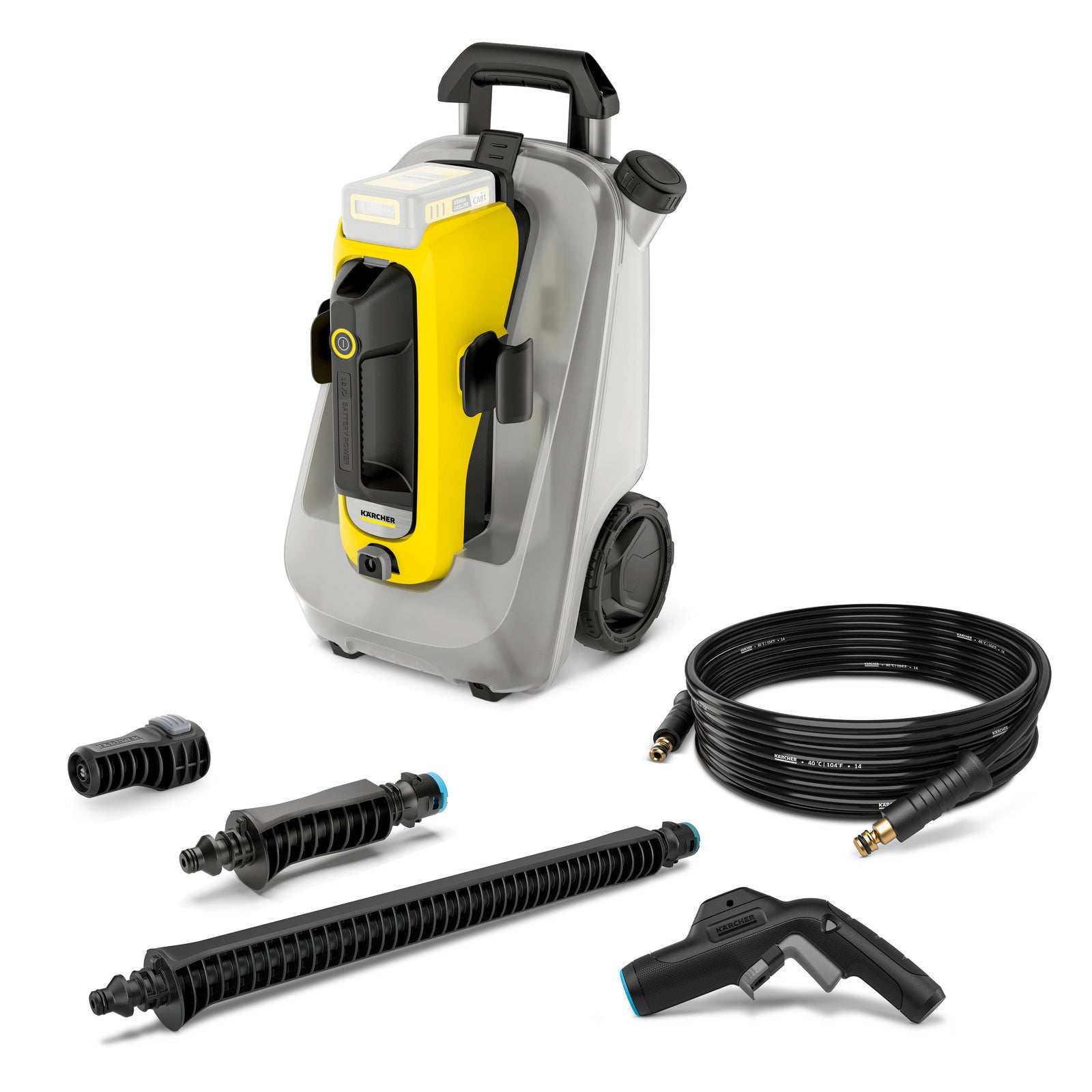 KARCHER Idropulitrici portatili OC 6-18 Premium - Dispositivo alimentato a batteria: 1  - Piattaforma batteria: Piattaforma Battery Power+ 18 V  - Pressione: max. 24 bar