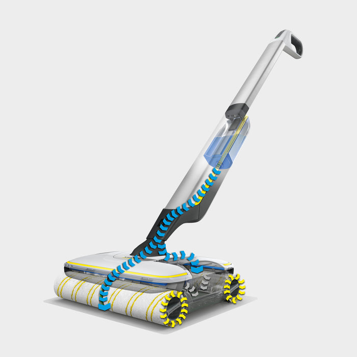 KARCHER Lavapavimenti FC 7 Cordless Extra - Prestazioni di area per carica della batteria: circa. 175 m² - Capacità serbatoio acqua dolce: 400 ml - Capacità serbatoio acqua sporca: 200 ml
