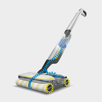 KARCHER Lavapavimenti senza fili FC 7 Cordless - Prestazioni di area per carica della batteria: circa. 175 m² - Capacità serbatoio acqua dolce: 400 ml - Capacità serbatoio acqua sporca: 200 ml
