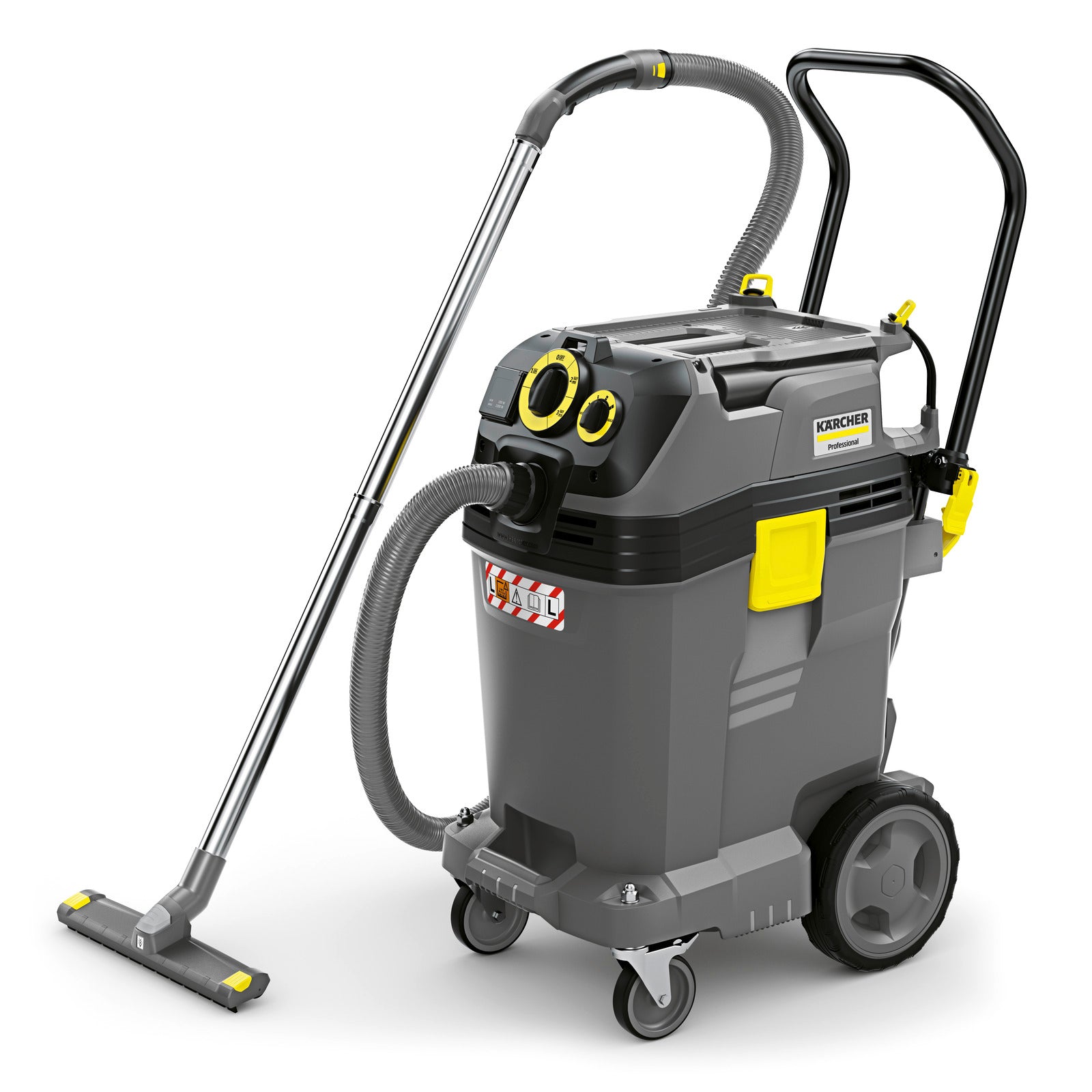 KARCHER Bidone aspiratutto Professionale NT 50/1 Tact Te L - Portata aria: 74 l/s - Aspirazione: 273 / 27.3 mbar / kPa - Capacità del contenitore: 50 l