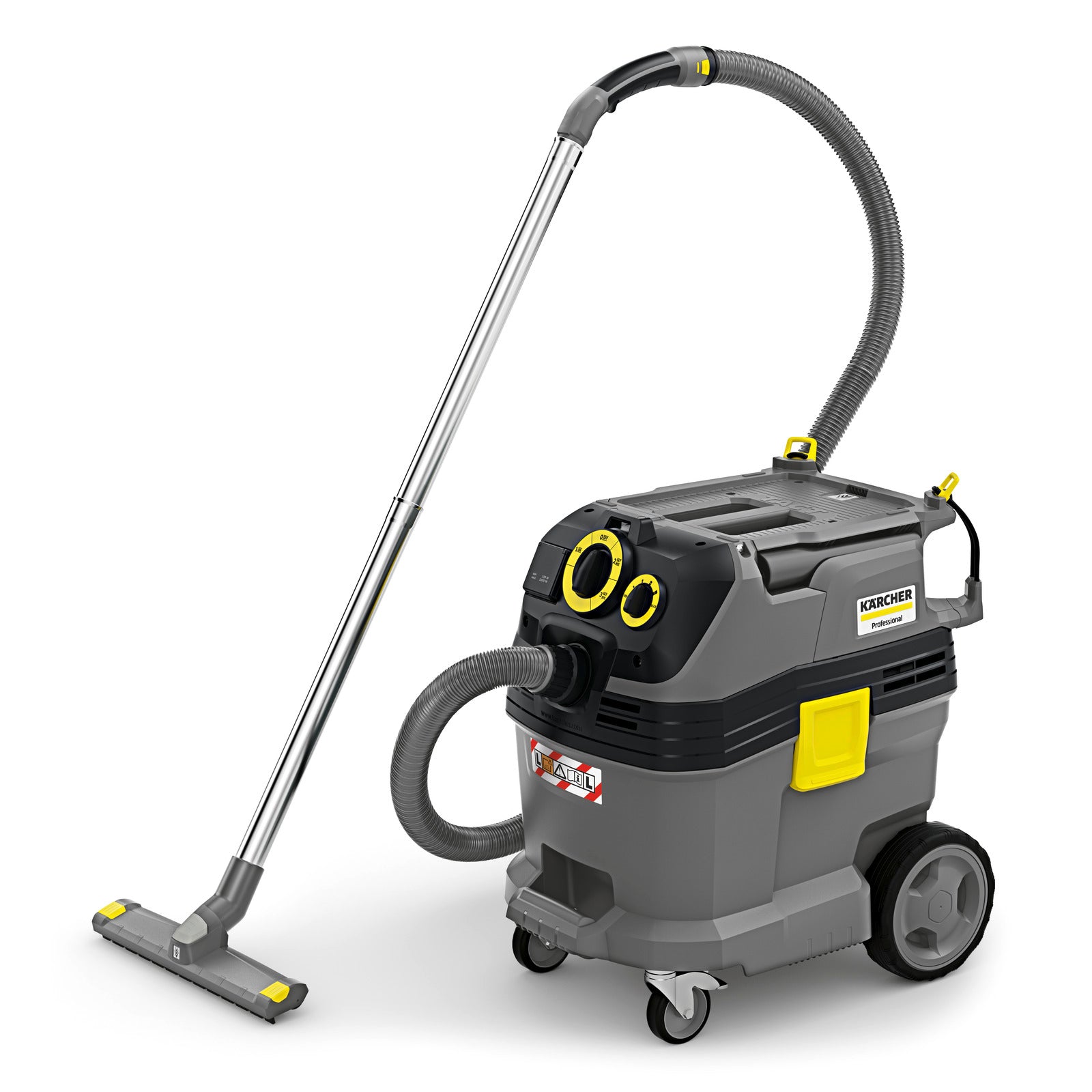 KARCHER Bidone aspiratutto Professionale NT 30/1 Tact Te L - Portata aria: 74 l/s - Aspirazione: 273 / 27.3 mbar / kPa - Capacità del contenitore: 30 l