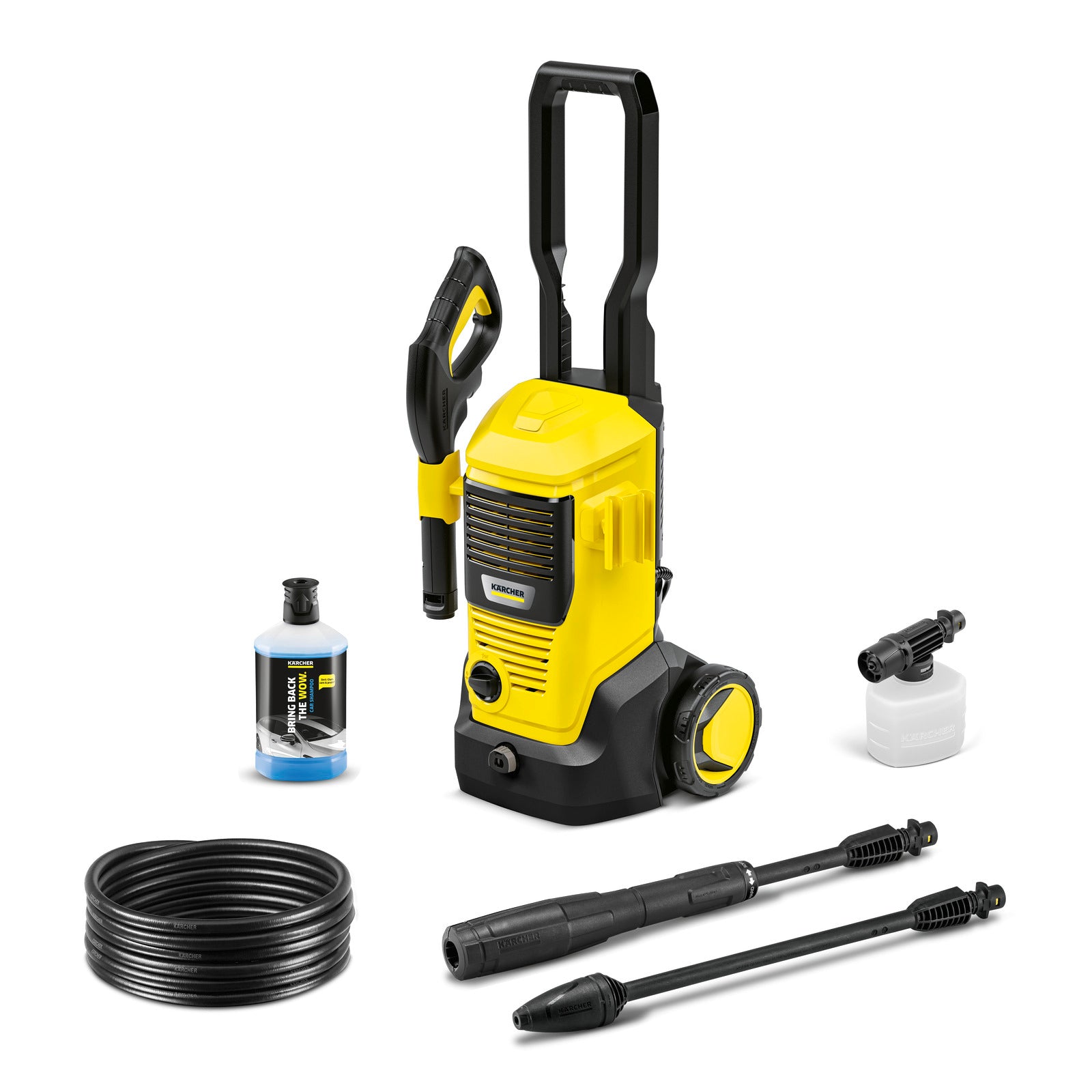 KARCHER Idropulitrice K 5 FJ - Allacciamento elettrico: 220 – 240 / 50 – 60 V / Hz - Pressione: 20 – max. 145 bar - Portata: max. 500 l/h