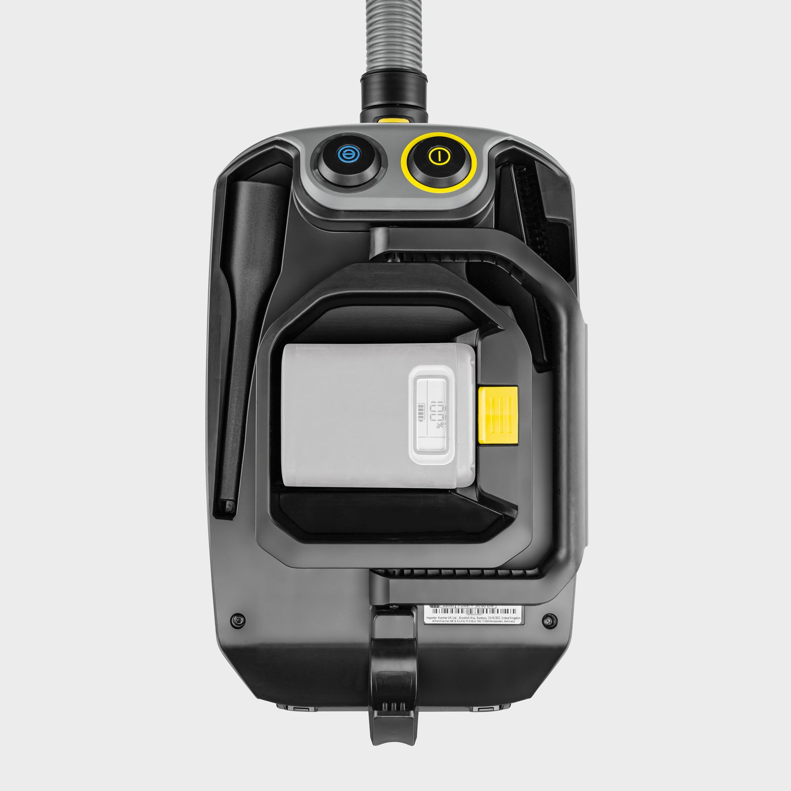 KARCHER Aspirapolvere Professionale a batteria T 10/1 Bp - Capacità del contenitore: 10 l - Materiale vano di raccolta: Plastica con materiale riciclato  - Rumorosità: 57 dB(A)