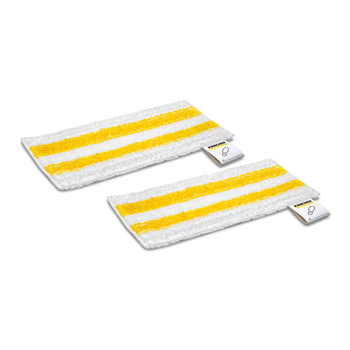 KARCHER Panni fondo microfibra EasyFix (2-er Set - Colore: Bianco