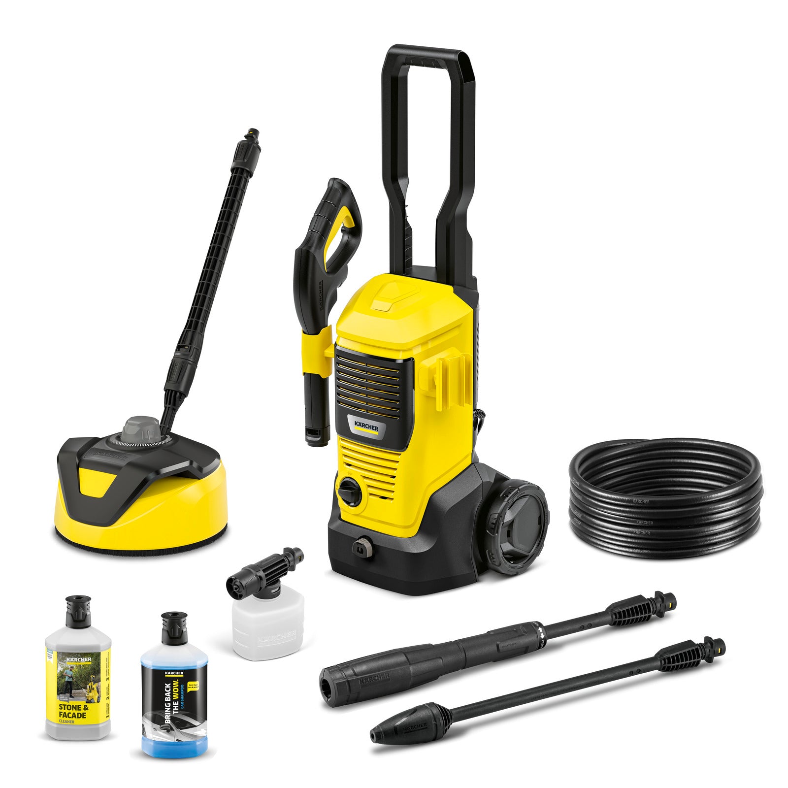 KARCHER Idropulitrice K 4 FJ Home - Allacciamento elettrico: 220 – 240 / 50 – 60 V / Hz - Pressione: 20 – max. 130 bar - Portata: max. 420 l/h