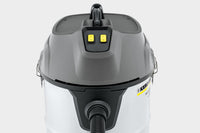 KARCHER Bidone aspiratutto Professionale NT 70/2 Me Classic - Portata aria: 2 x 53 l/s - Aspirazione: 225 / 22.5 mbar / kPa - Capacità del contenitore: 70 l