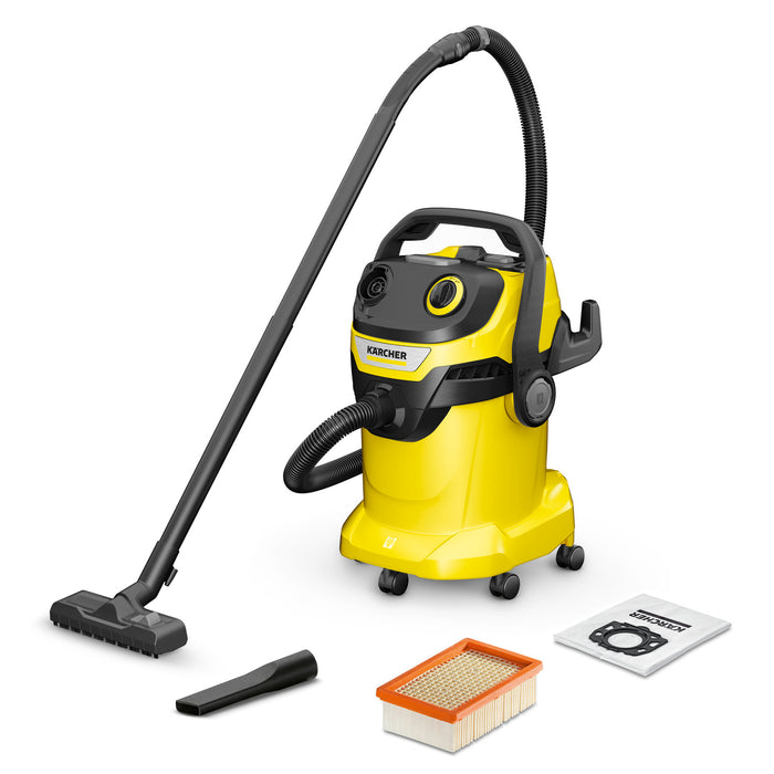 KARCHER Bidone aspiratutto solido liquidi WD 5 V-25/5/22 - Potenza allacciata: 1100 W - Capacità vano raccolta: 25 l - Materiale vano di raccolta: Plastica