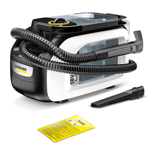 KARCHER Lavatappeti a batteria SE 3-18 Compact Home - Piattaforma batteria: Piattaforma Battery Power+ 18 V  - Larghezza di lavoro: 75 mm - Serbatoio acqua sporca: 2.9 l