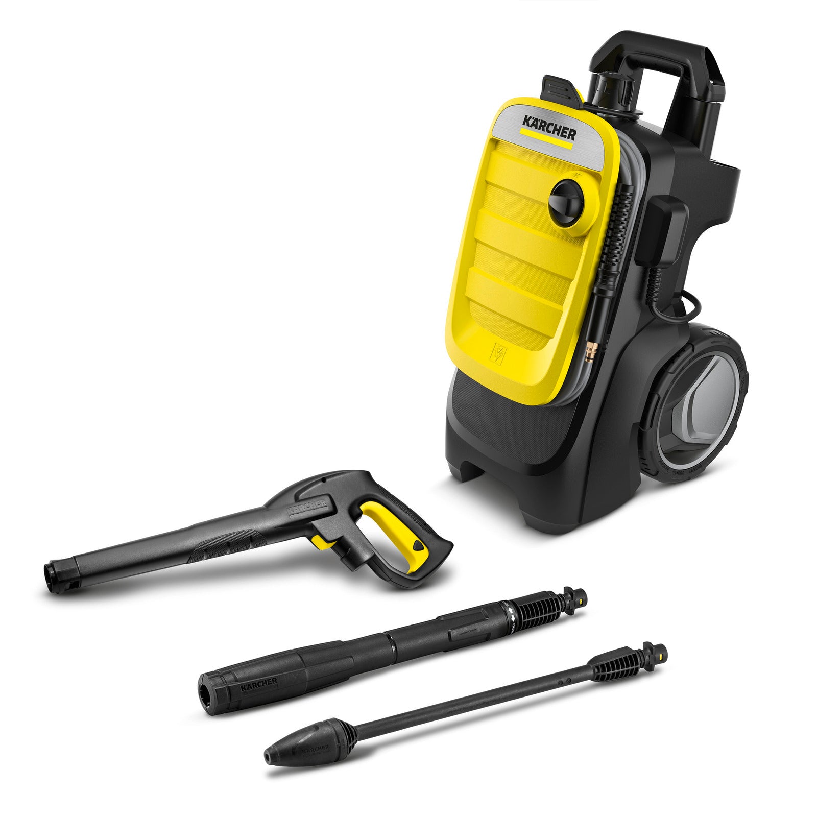KARCHER Idropulitrice K 7 Compact - Pressione: 20 – max. 180 / 2 – max. 18 bar / MPa - Portata: max. 600 l/h - Potenza allacciata: 3 kW