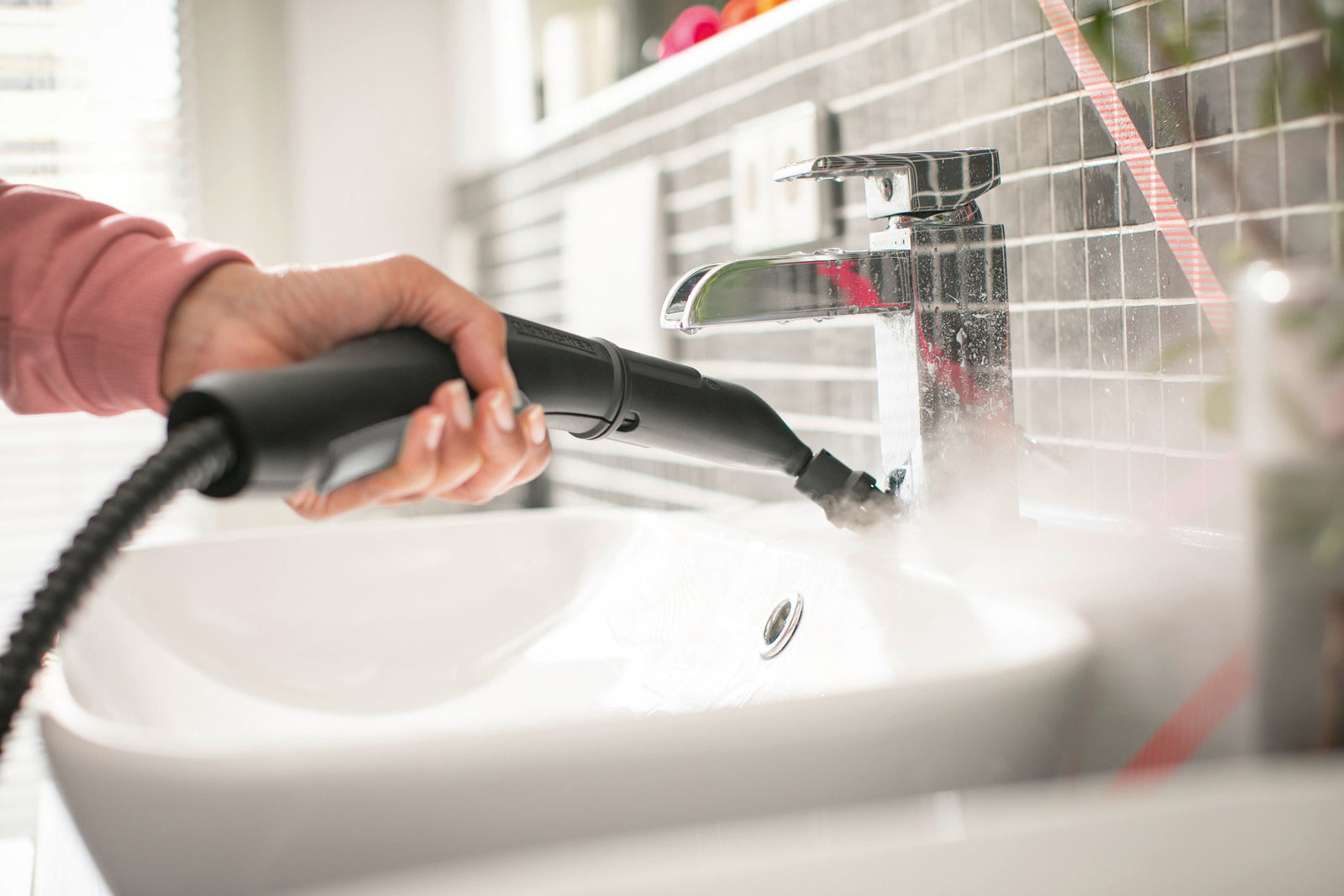 KARCHER Spazzole tonde per pulitori a vapore - Colore: nero